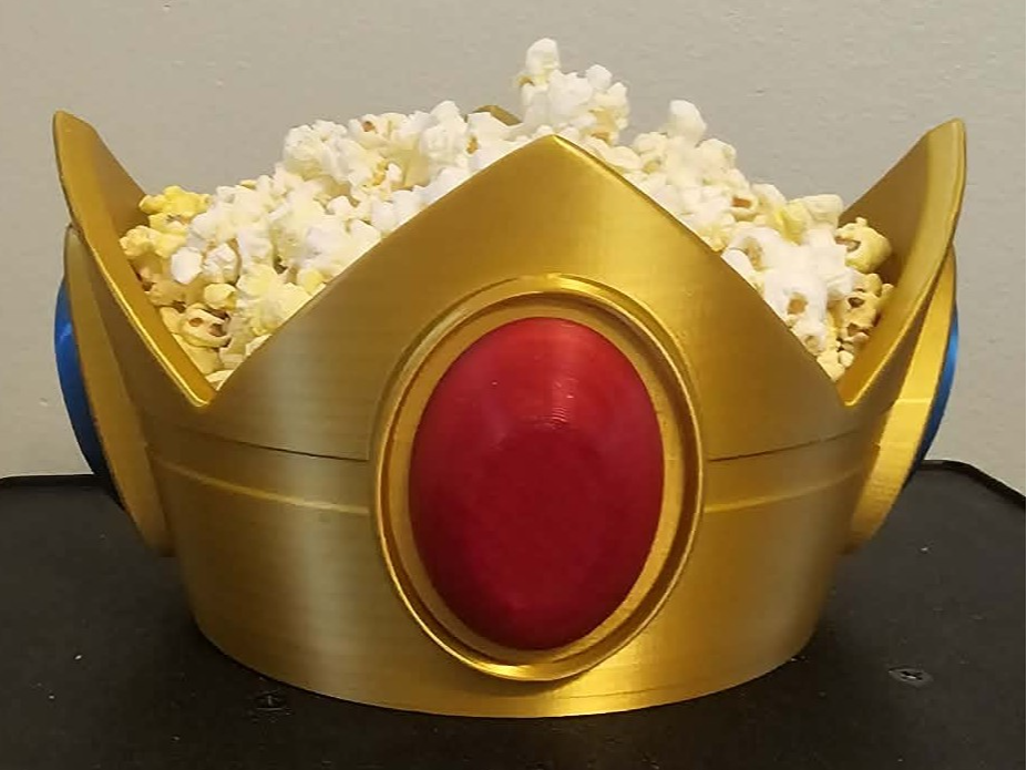 Princess Peach Crown Bucket- Remix with Permission
