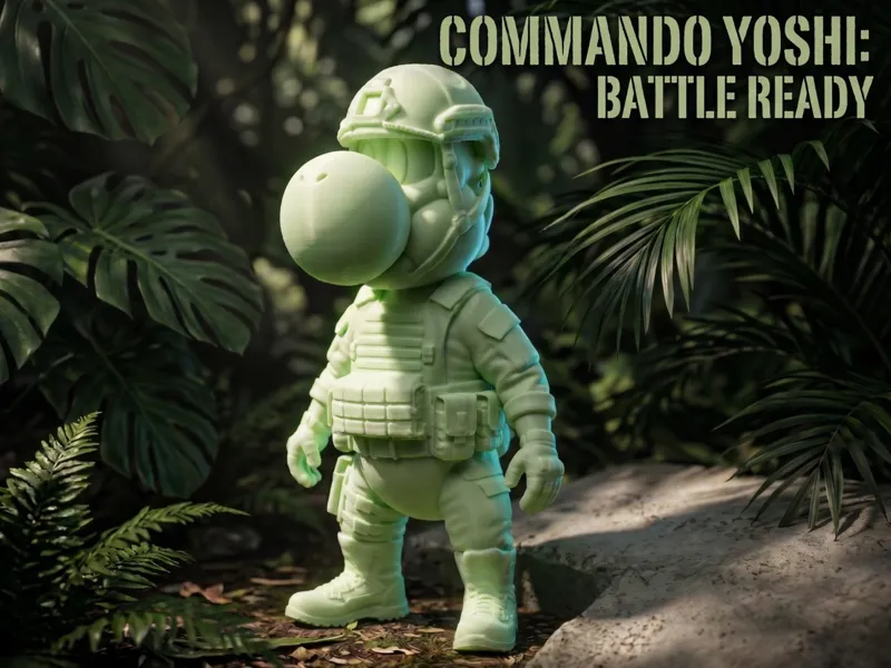 Commando Yoshi: Battle Ready