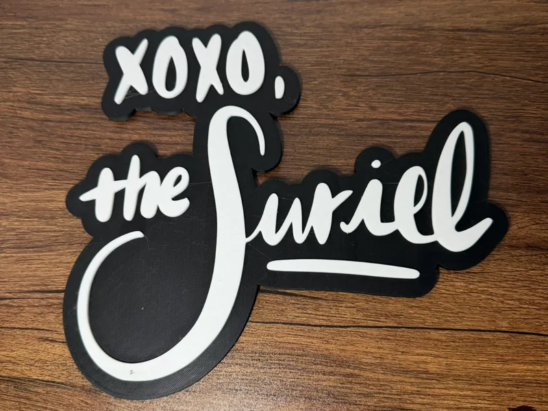 XOXO, The Suriel Wall Sign