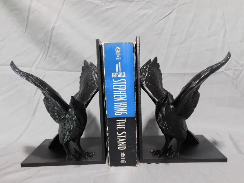 supportless raven bookend