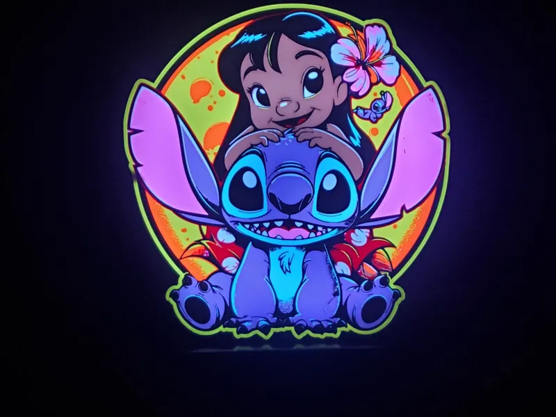 Lilo and Stitch Friends Lightbox