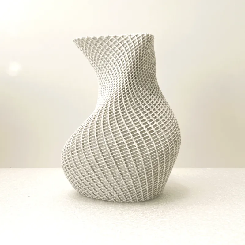 Organic flow Hex vase