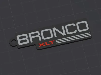 Ford Bronco XLT Keychain