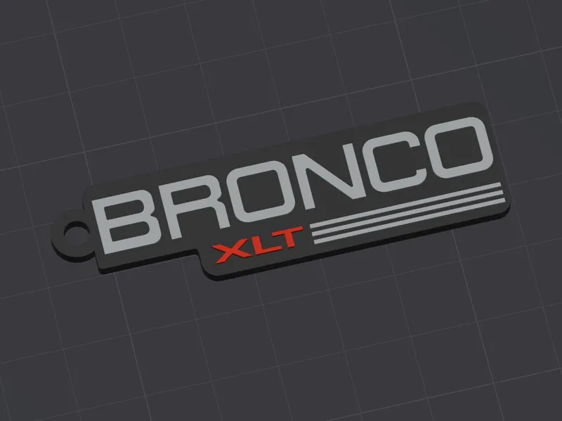 Ford Bronco XLT Keychain