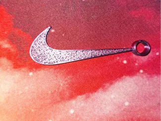 nike logo keychain
