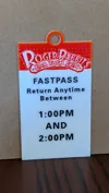 Roger Rabbit Car Toon Spin FastPass Keychain