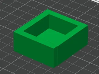 Mini square cup