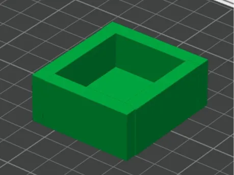 Mini square cup