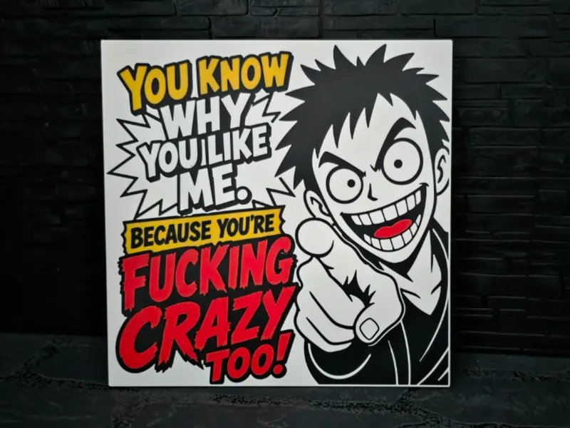 Magnet Schild " You like me "