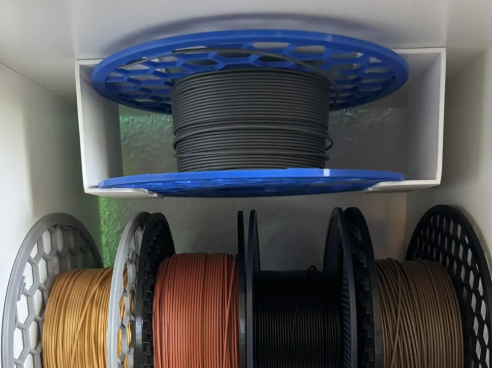 Below Spool Minimalistic Under Shelf Spool Holder - Free 3D Print Model - MakerWorld