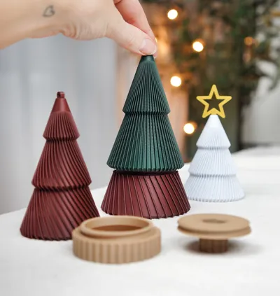 Twist-Lock Christmas Tree with Storage [Modular] by LeHa Design ...