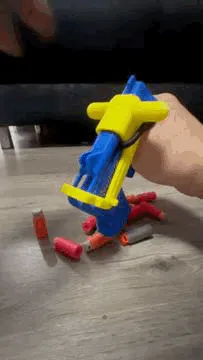 Blaster à fléchettes mousse — modèle Cricket
