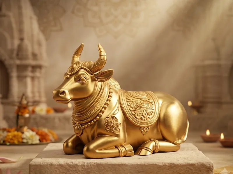 The Divine Nandi – Spiritual Sculpture