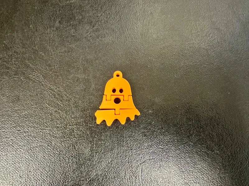 Flexi Halloween Ghost Keychain
