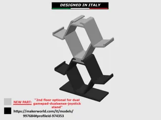 2nd floor dual gamepad/dualsense/joystick stand