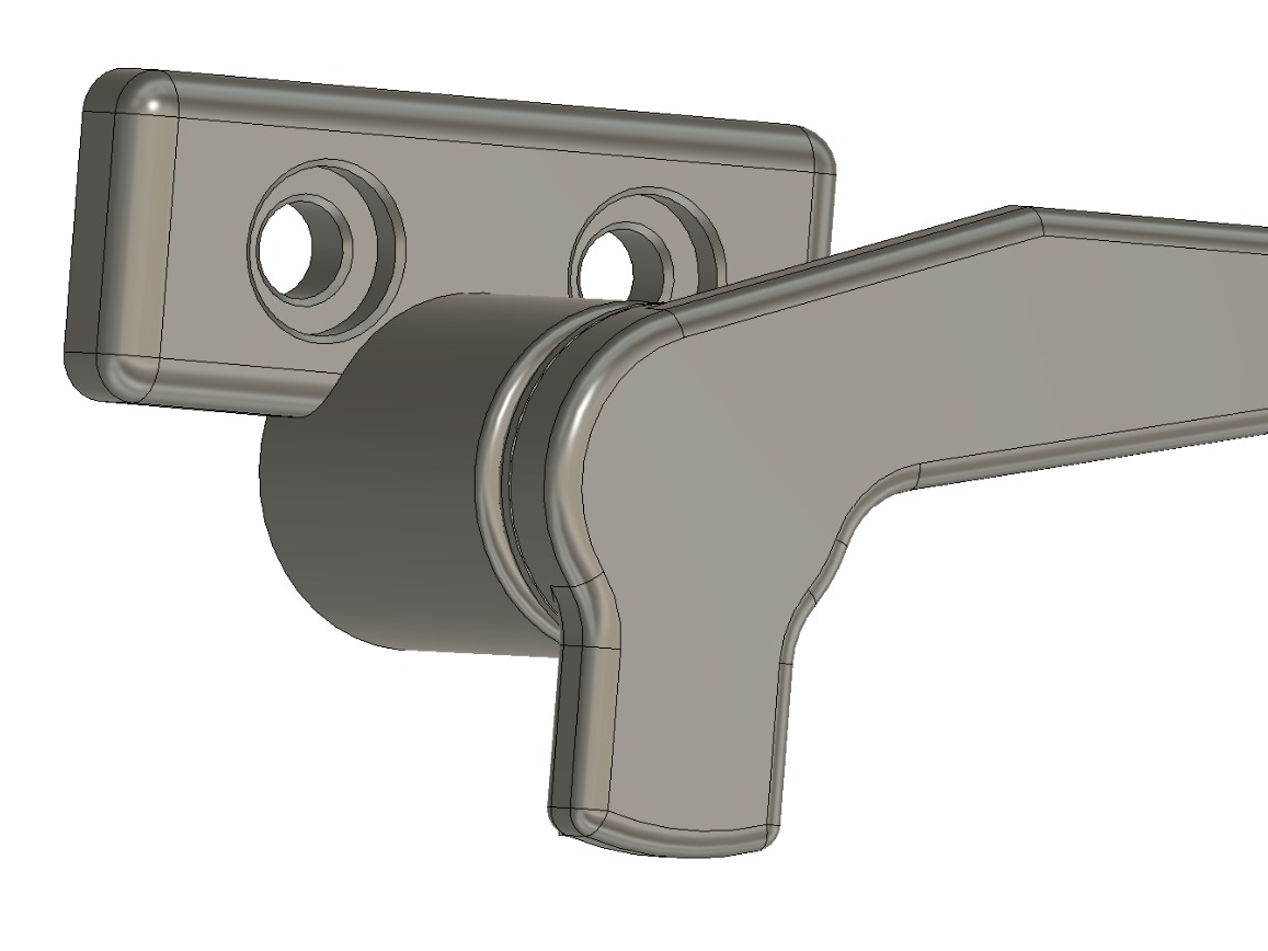 Tabbert Fensterriegel mit Rastfunktion 90grad
