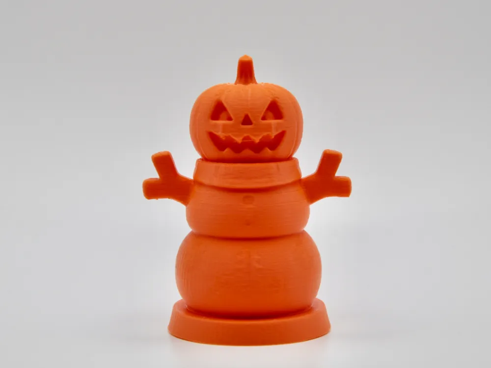 Snowman Halloween Pumpkin by M2 Design MakerWorld: Download Free 3D Models