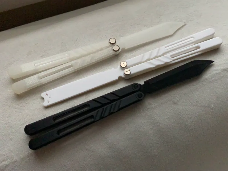 Cat Balisong no hardware - Balde version included