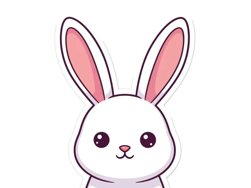 Cute rabbit keychain