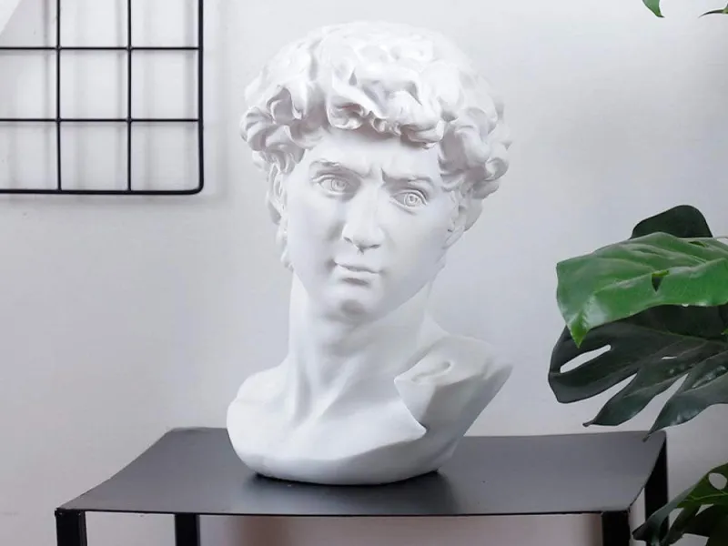 Greek Statue Modern Sculpture Head
