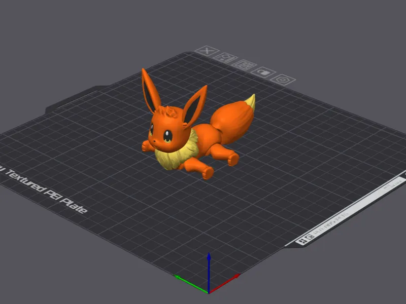 0133 Eevee - flexible - articulado - pokemon