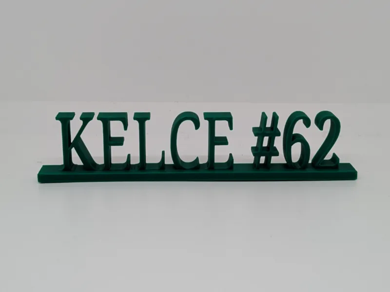 Philadelphia Eagles Jason Kelce Helmet Sign