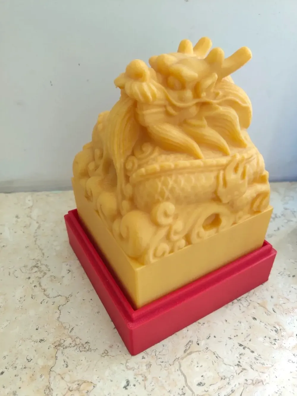 Imperial Seal in Small Seal Script Heaven-mandated longevity and