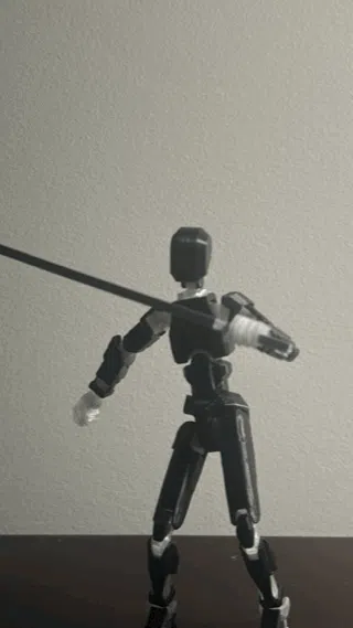 Figura decorativa: dummy 13 swoosh/slash effects — vista de referencia 3