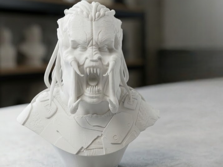 Predator Bust 3D Print Model 279