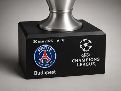 CHAMPIONS LEAGUE CUP PEDESTAL BASE 31CM