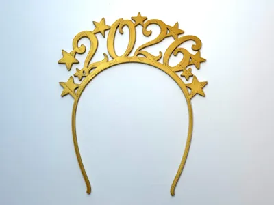 New Year 2026 Headband