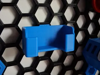Simple holder for Honeycomb storage wall