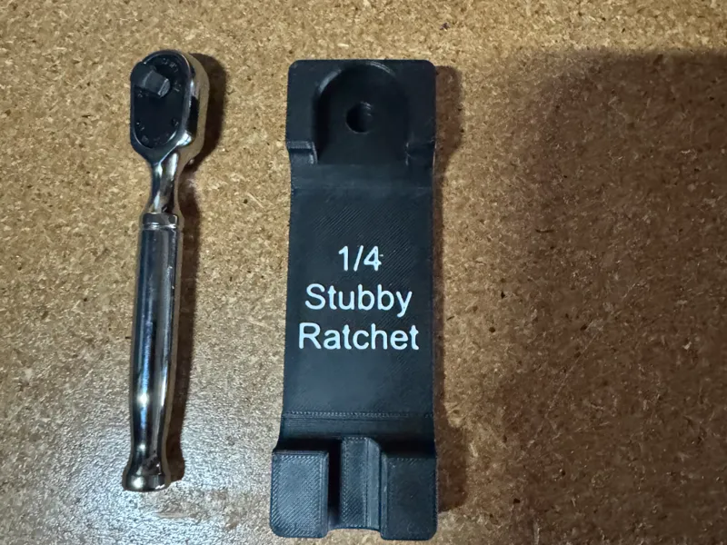 ICON 1/4 Stubby Ratchet (Gridfinity)