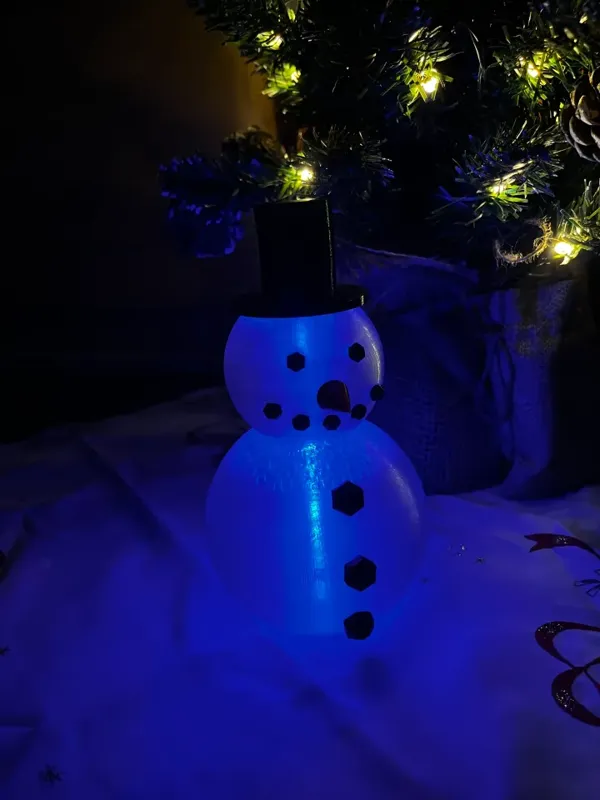 Bonhomme de neige lumineux LED