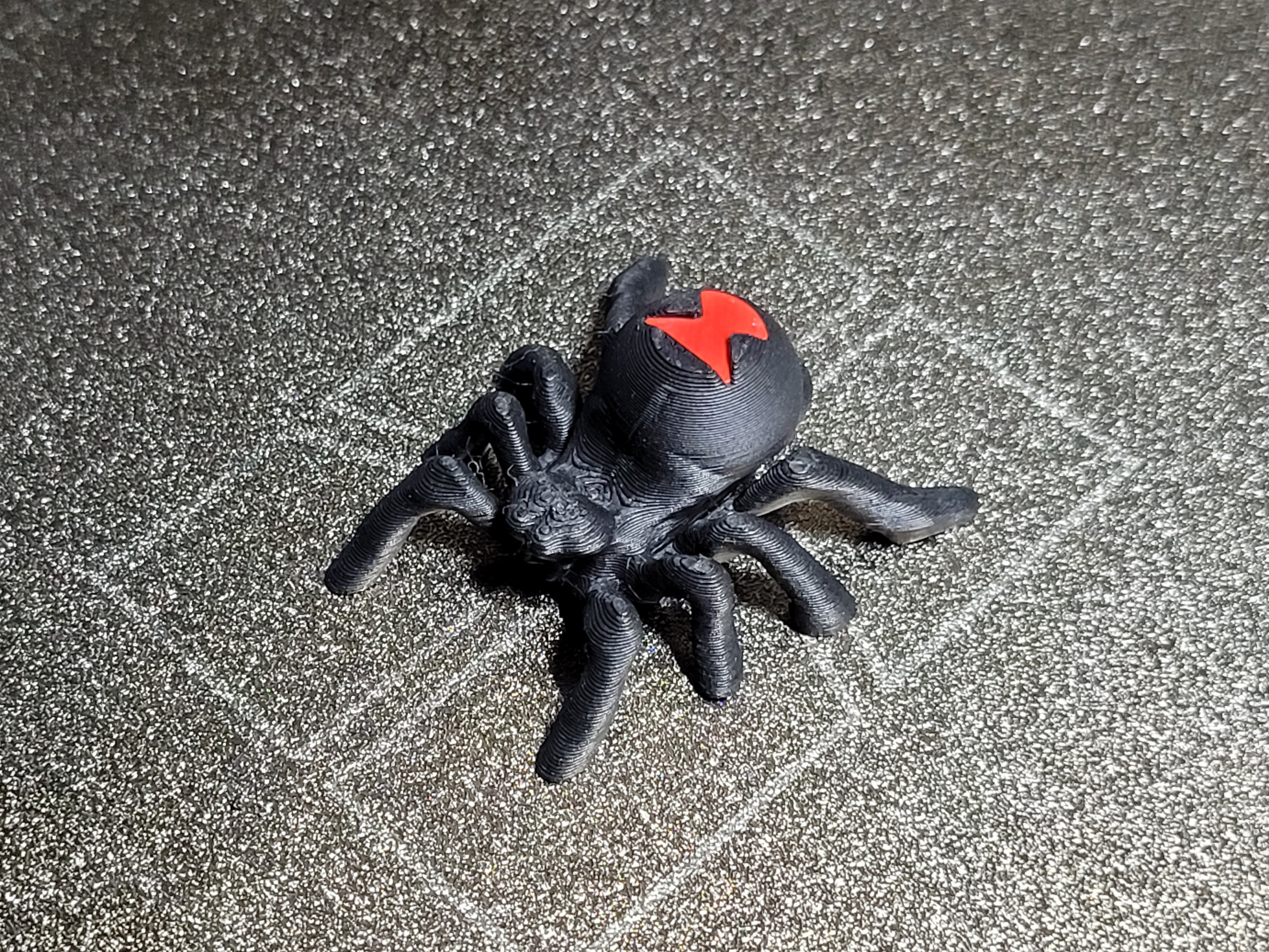 Miniatura 1 do modelo 3D Jumping Black Widow