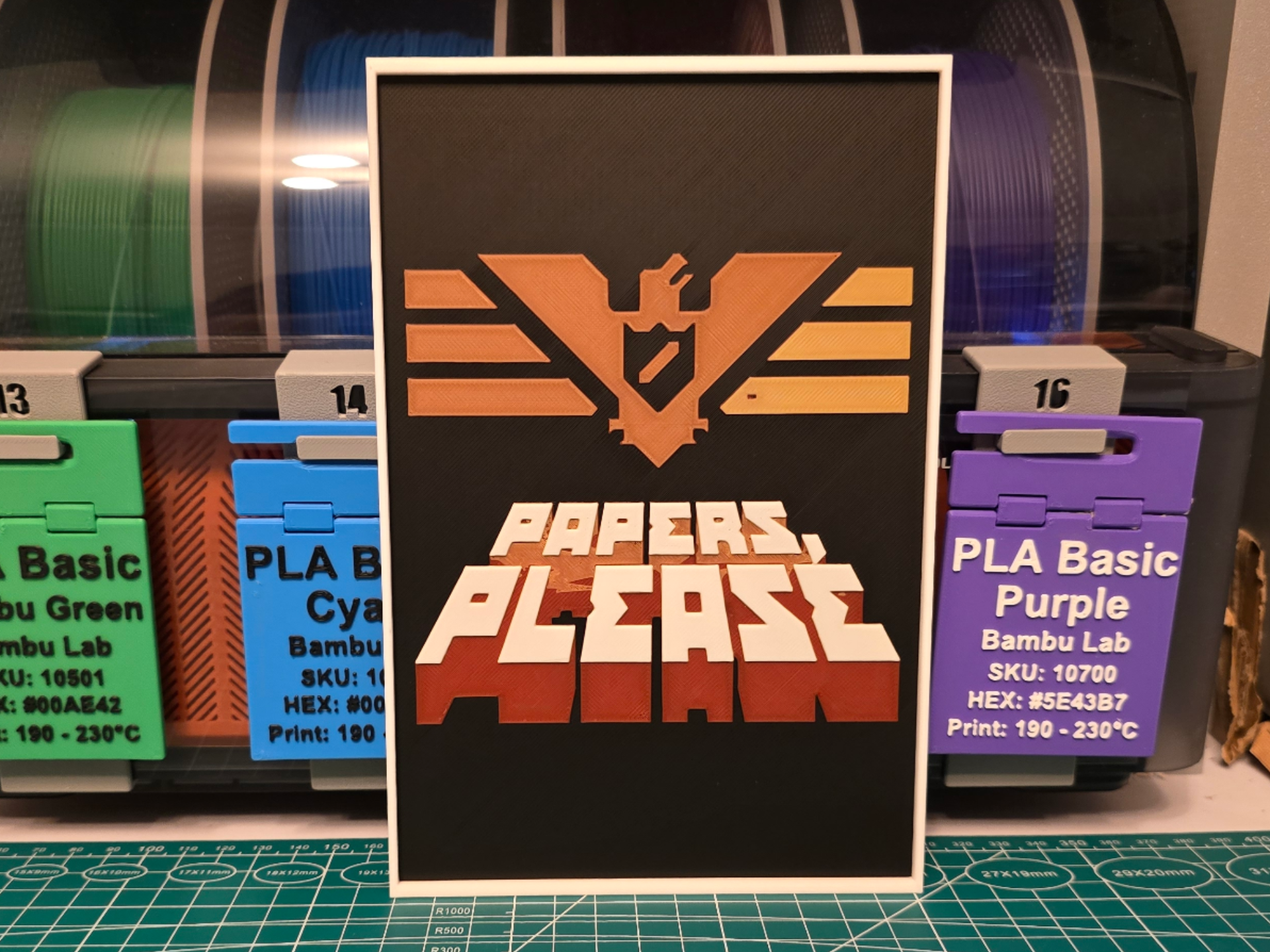 Papers, Please Game Poster - Hueforge Art
