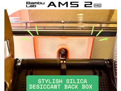 Silica Desiccant Back Box Container AMS 2 Pro