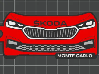 porta chaves skoda fabia monte carlo