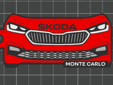 porta chaves skoda fabia monte carlo