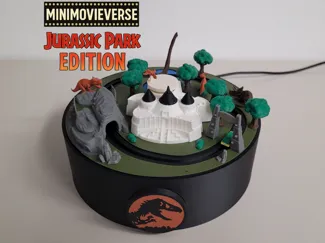 MiniMovieVerse: Jurassic park diorama