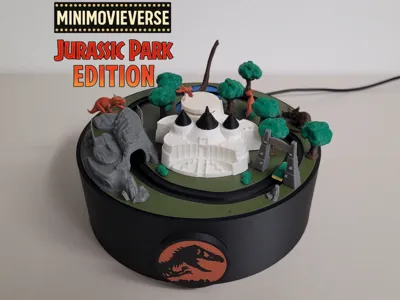 MiniMovieVerse: Jurassic park diorama