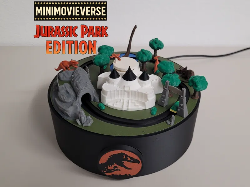 MiniMovieVerse: Jurassic park diorama
