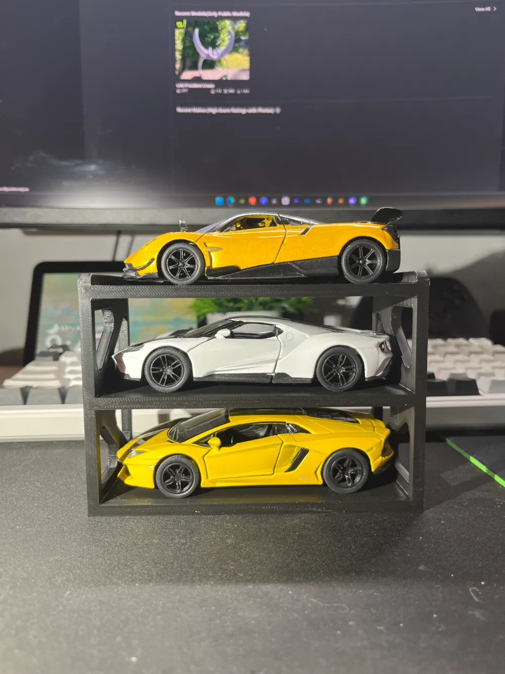 1:38 Model Car Rack by joshtherealjosh - MakerWorld