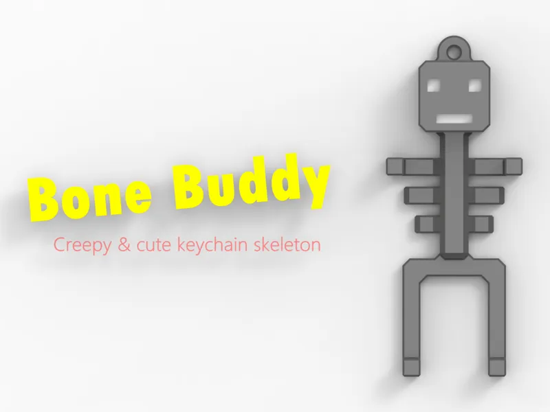 Bone Buddy – Mini-Skelett Schlüsselanhänger