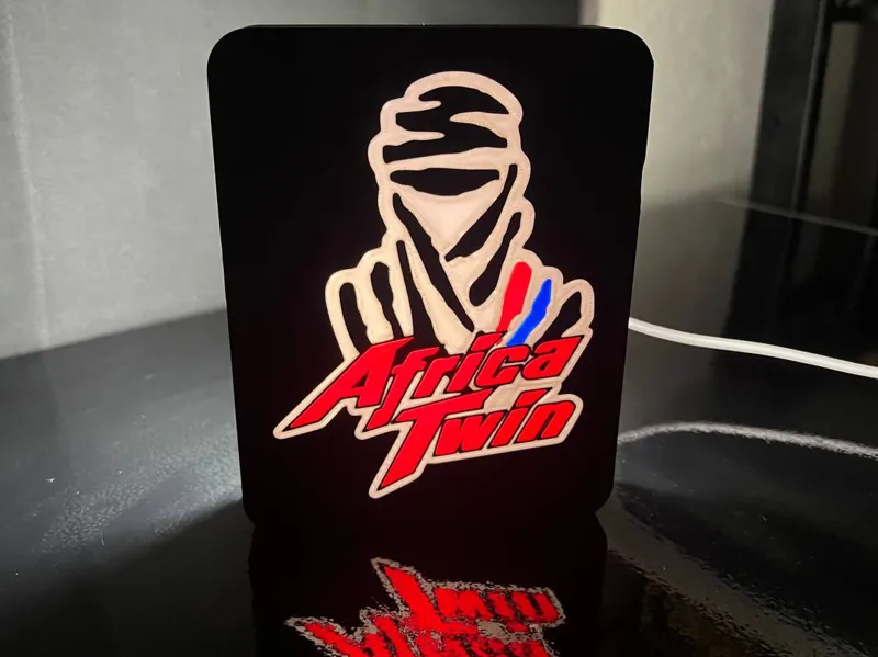 Africa Twin - Honda Africa Twin Lightbox - Lampada