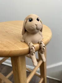 Sitting Bunny Nose not AMS Painted