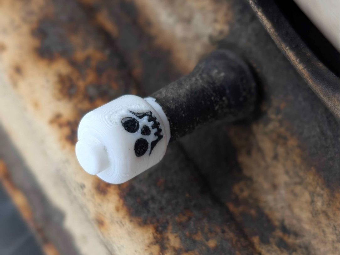 Brick Skeleton Head - Valve Cap