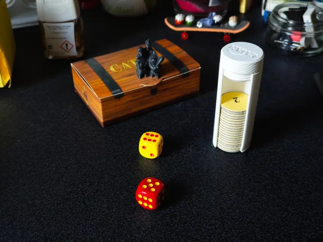 Catan porta gettoni numerati parametrico