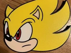 Super Sonic Wall Art NO AMS MULTIPARTS