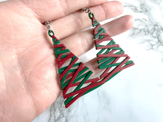 Crisscross Tree Earrings